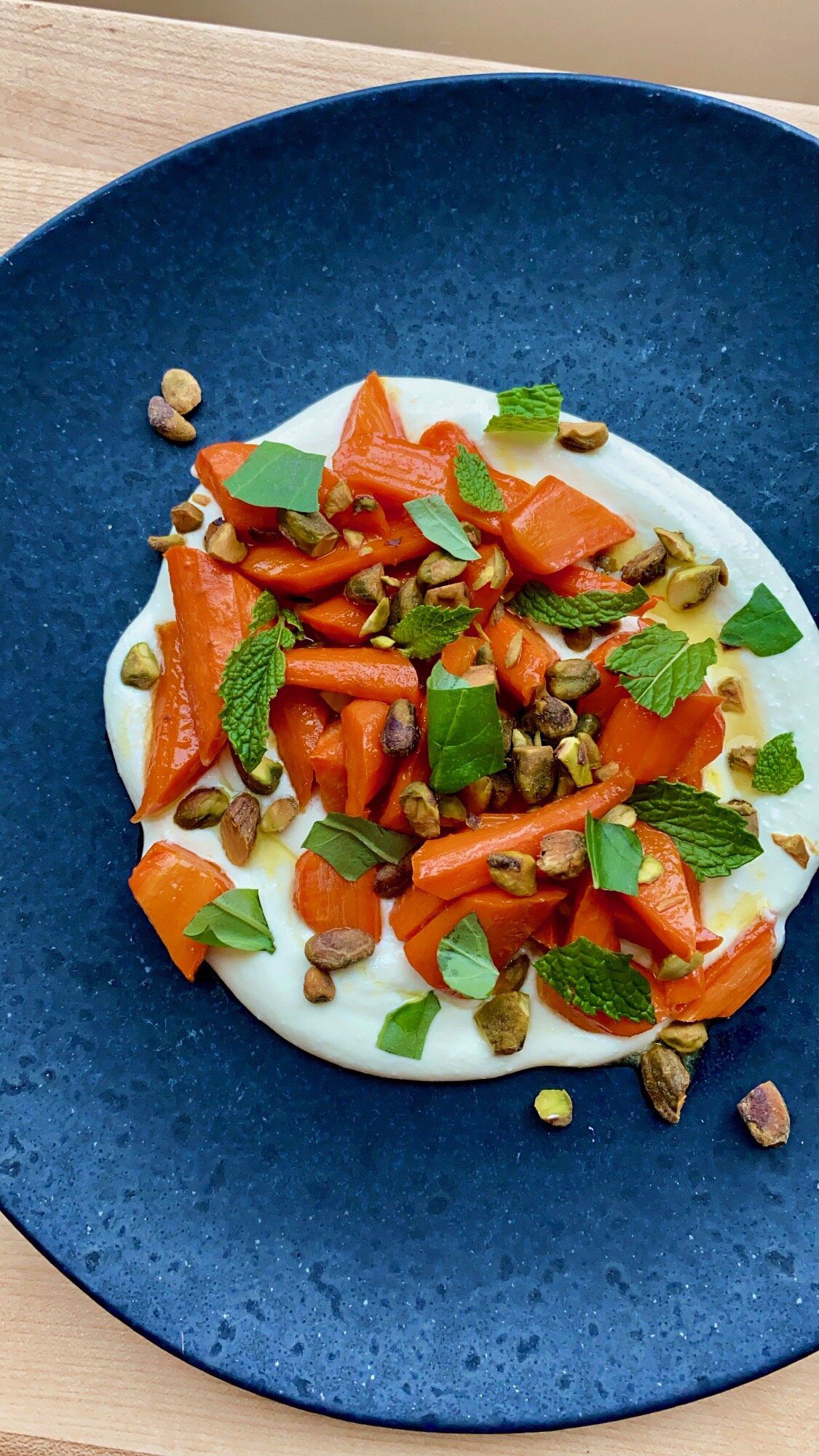 Honey Glazed Carrots with Whipped Feta
