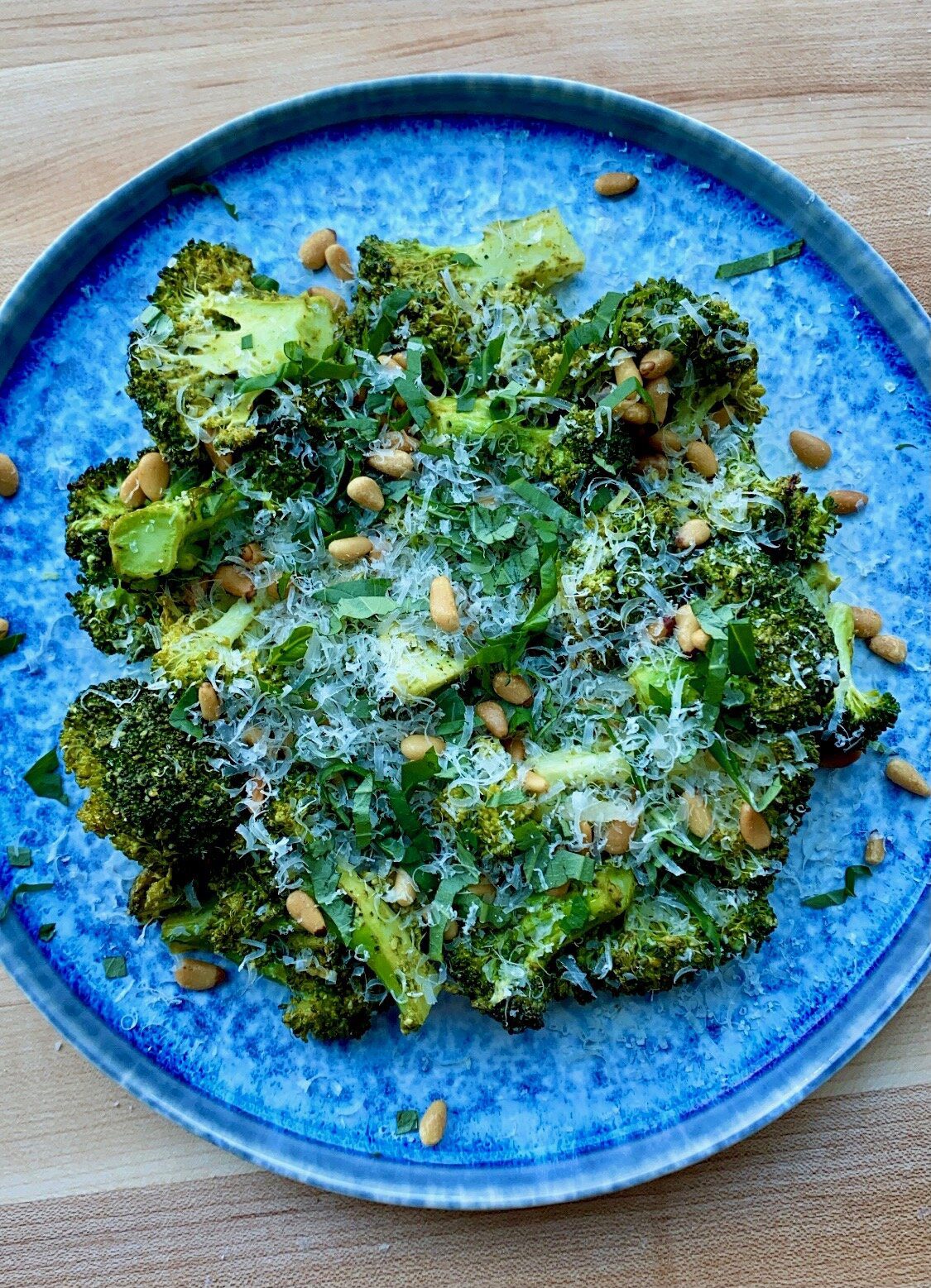 Roasted Pesto Broccoli