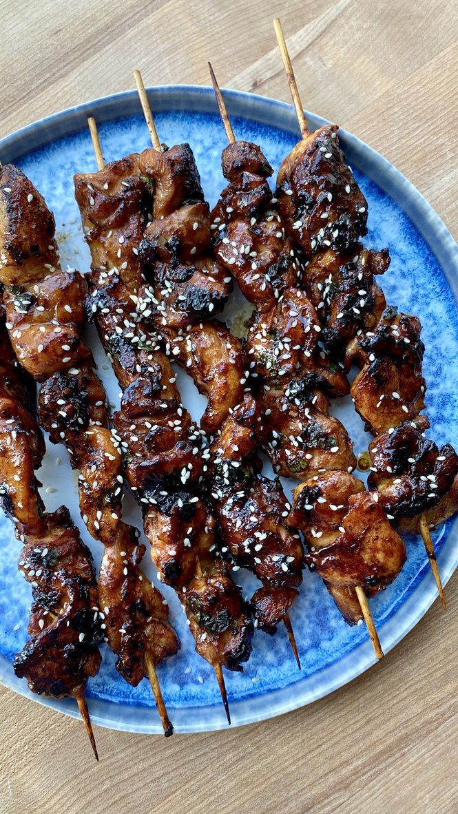 Chili Soy Chicken Skewers